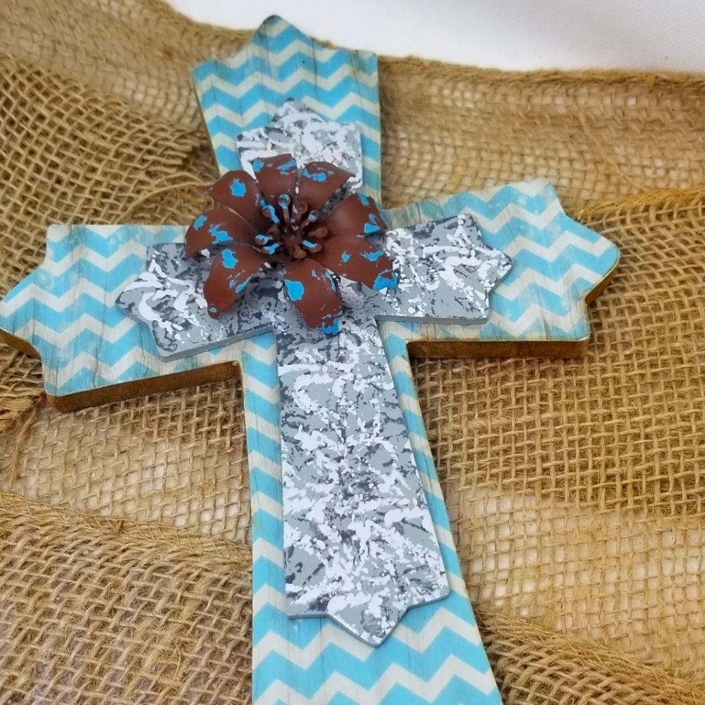 Rustic cross decor